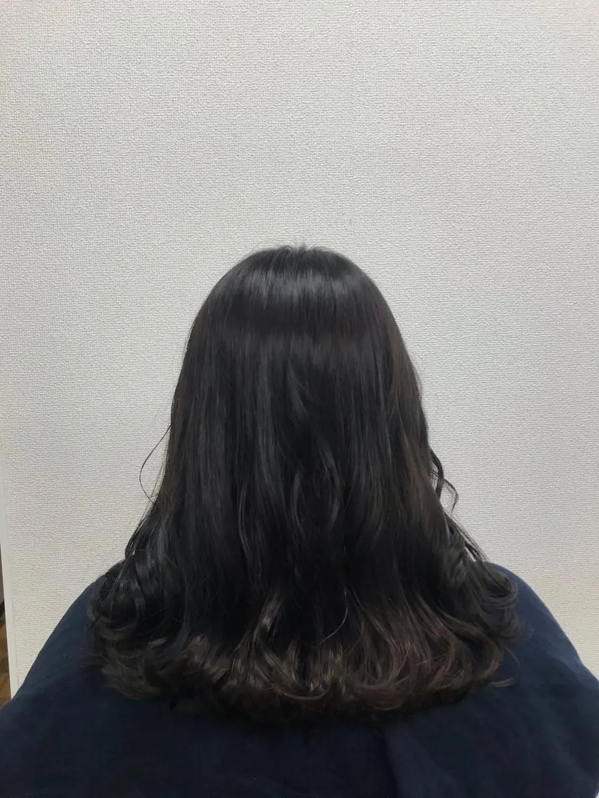 セミロング もりたみかこ 美容師お休み中のヘアスタイル