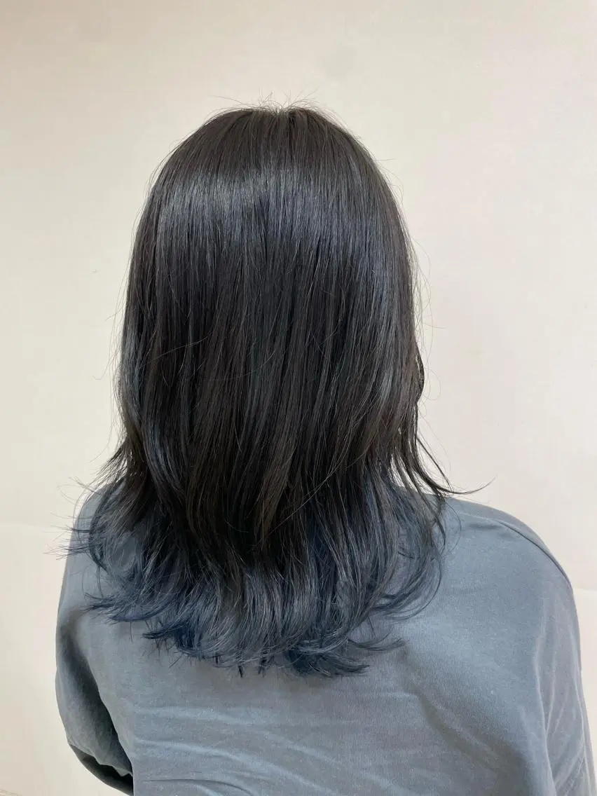 セミロング カラー ヘアアレンジ ヘアカラー トリートメント 【Sweep】おじま のぞみのヘアスタイル