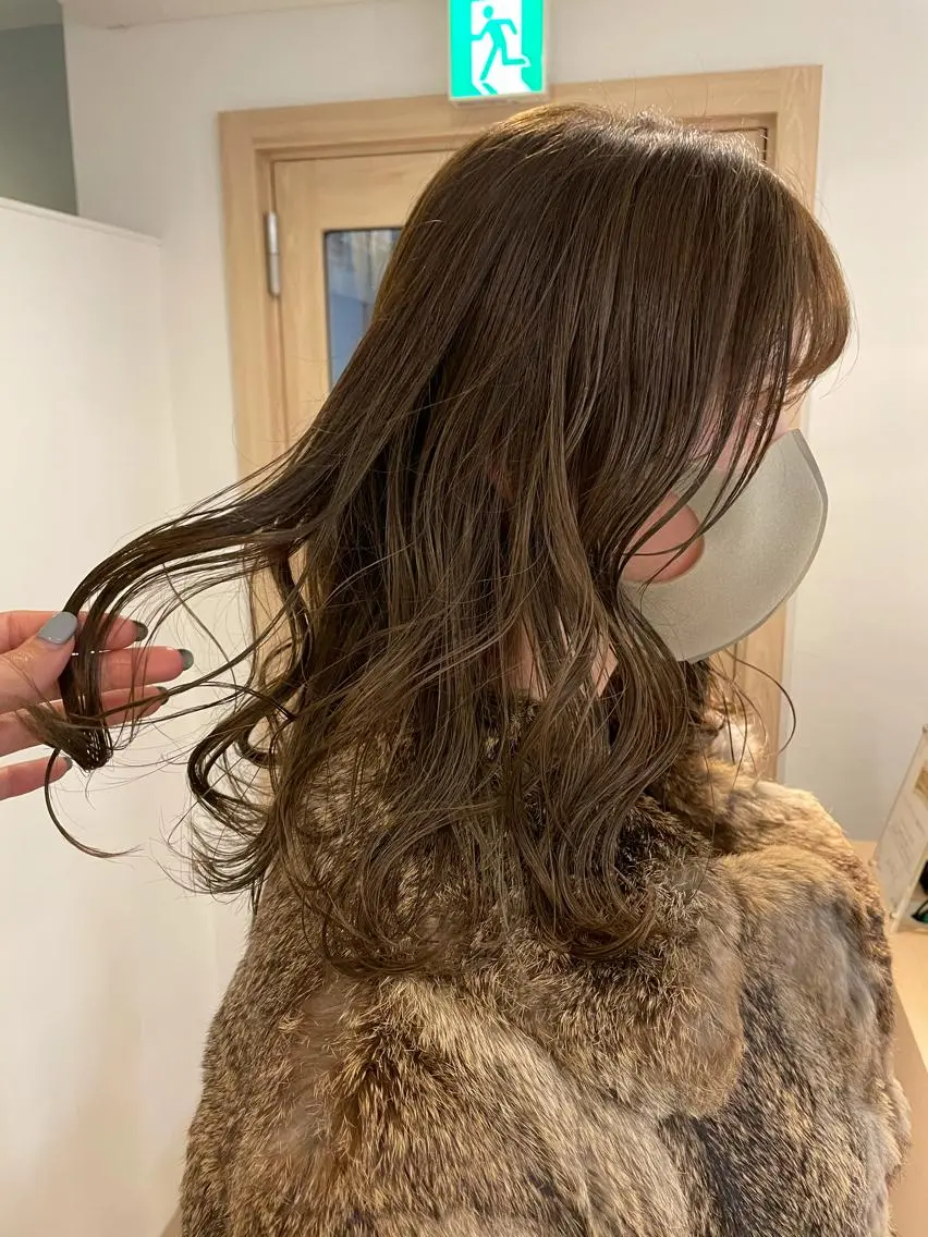 カラー カット ヘアカラー 大迫 江梨のヘアスタイル