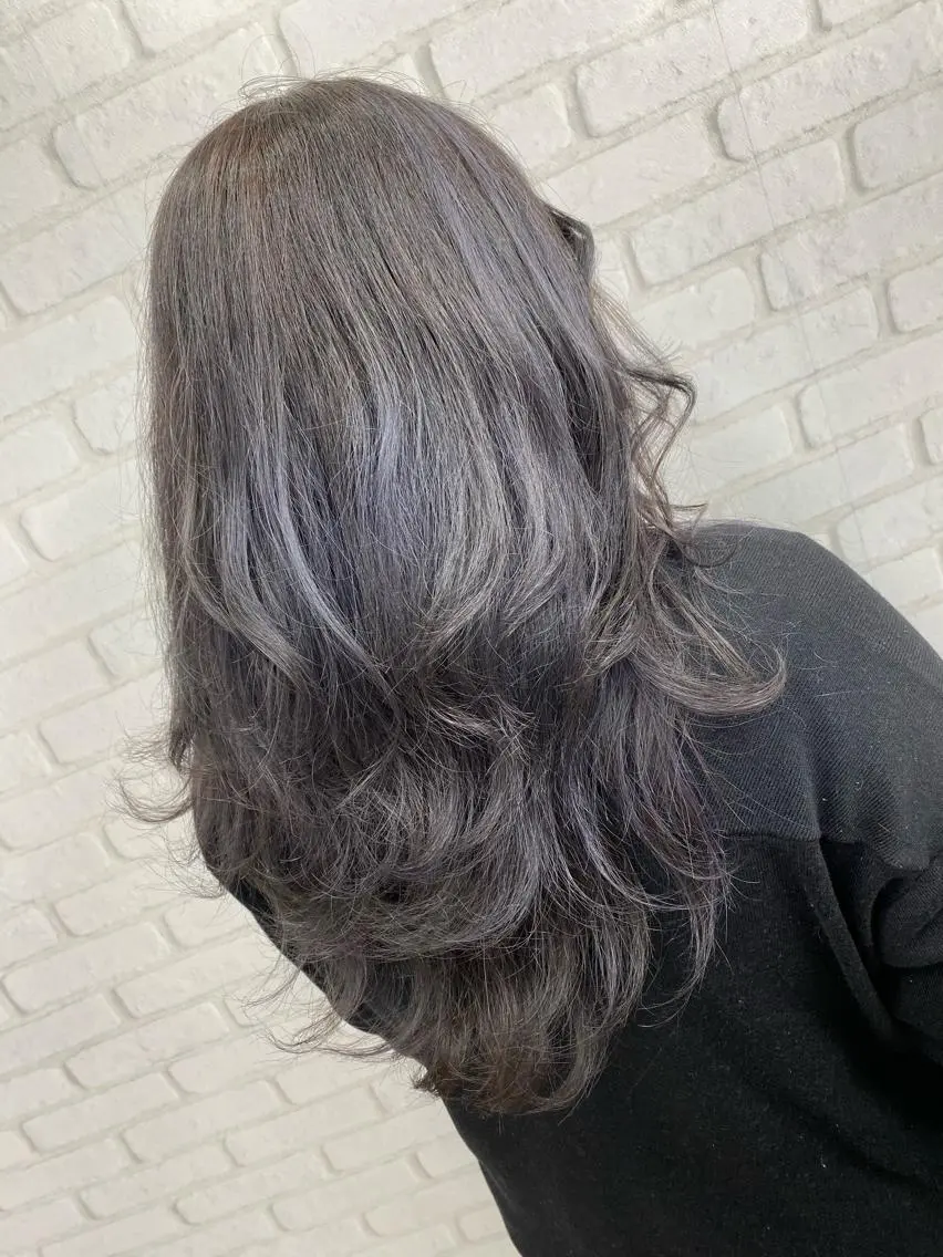 ロング カラー ブリーチカラー🫧 森　凪沙のヘアスタイル