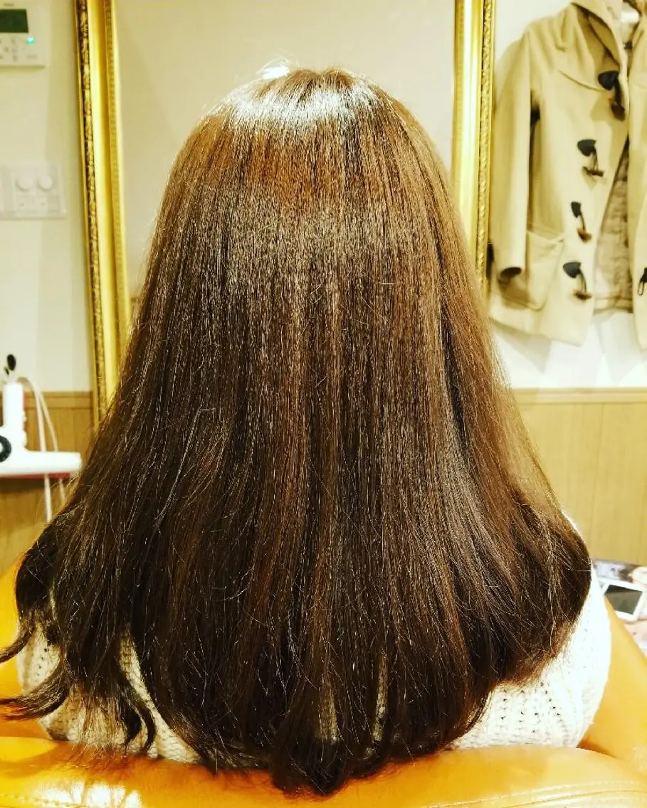 ロング 外国人風カラー トリートメント spa hair ark 富井直美のヘアスタイル