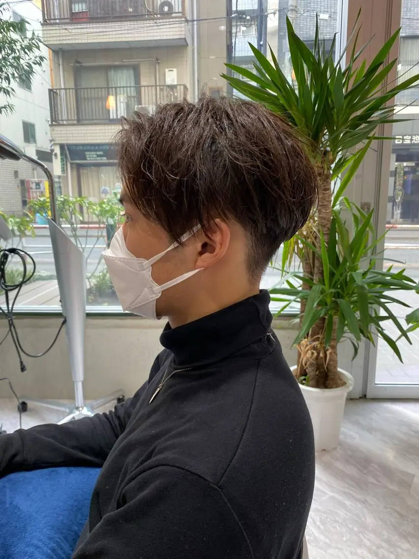 ショート メンズ センターパート ショートヘア カット Riganuts王子 Hayato✂︎のヘアスタイル