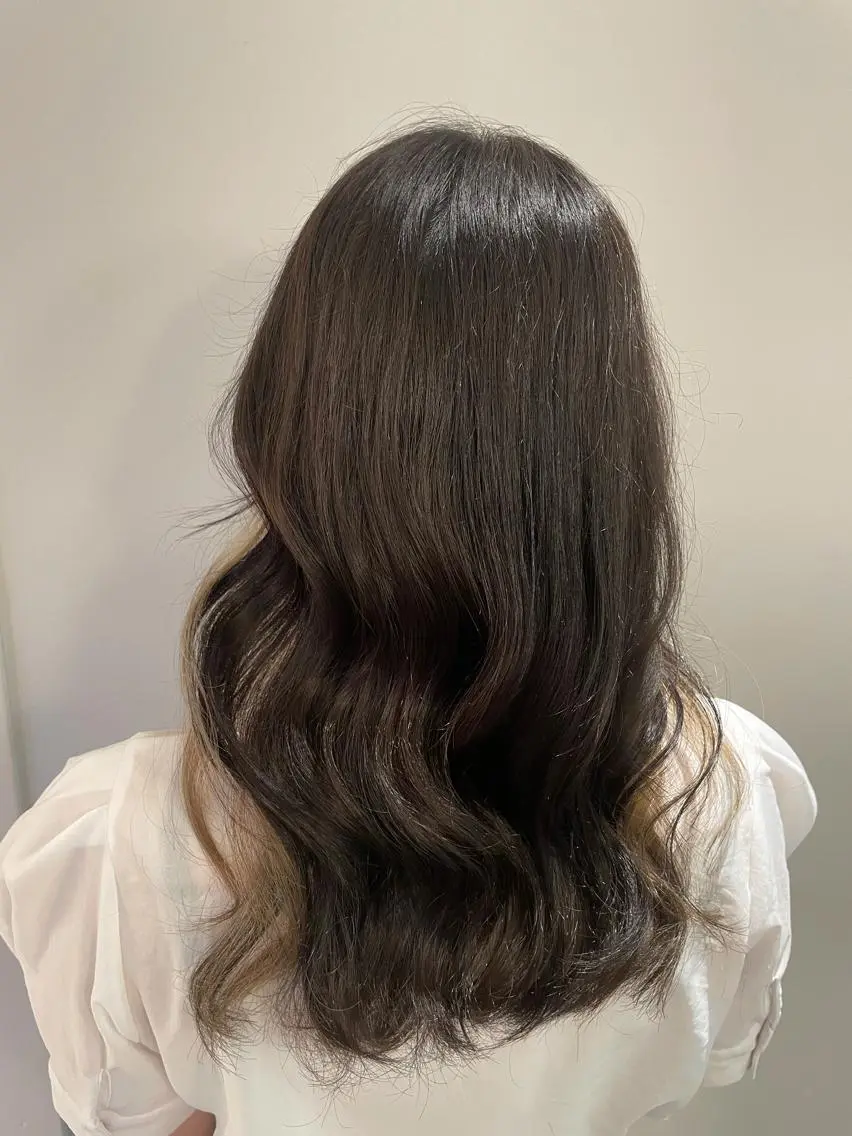 ロング ミストバング 髪質改善お任せ ください♪ひとみのヘアスタイル