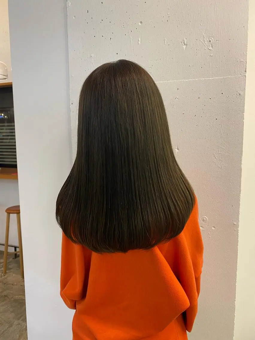 ミディアム 田口 樹理のヘアスタイル
