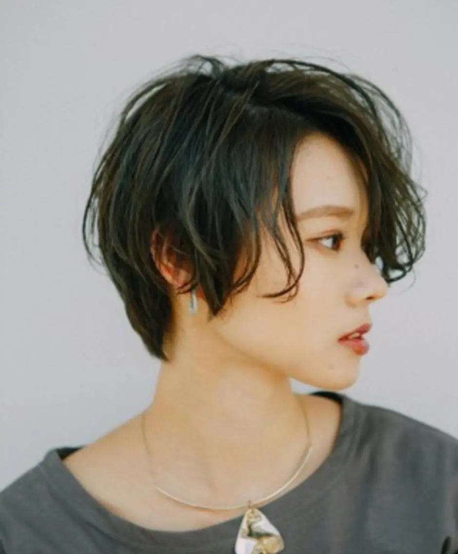 ショート カット plaatje 義見のヘアスタイル