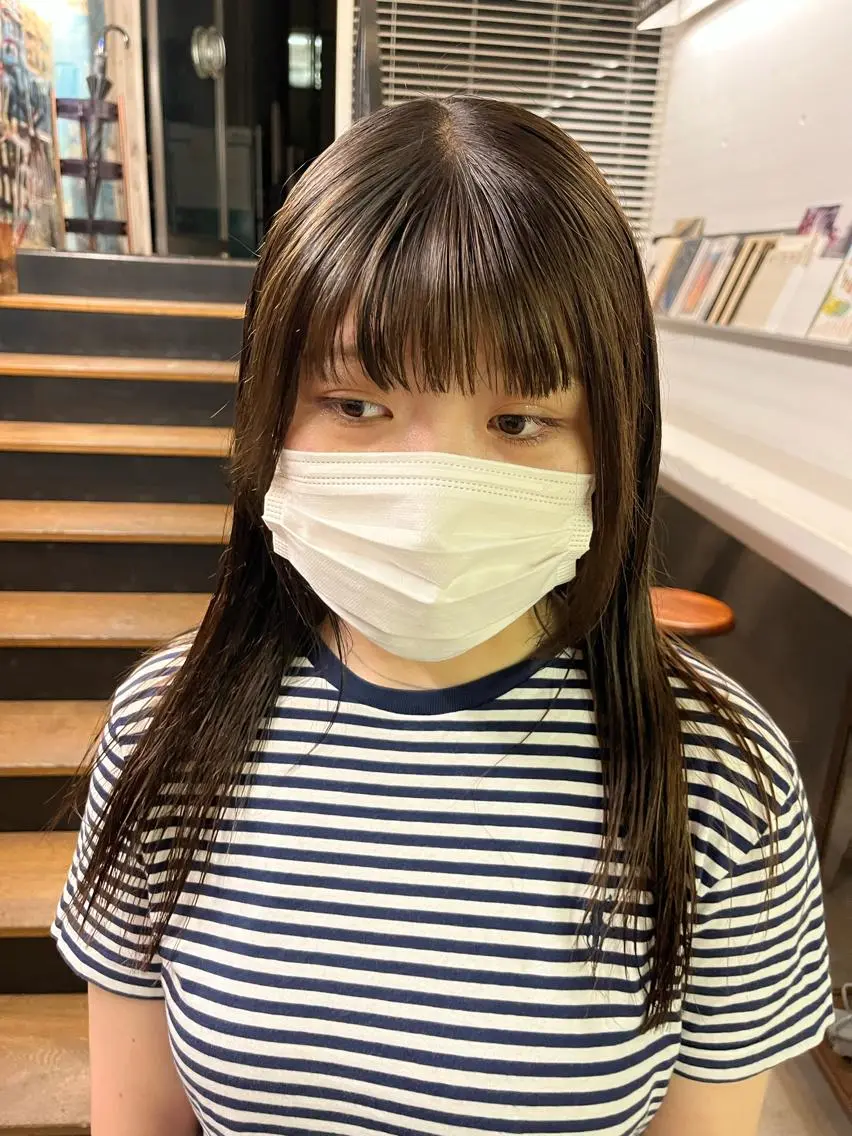 セミロング カラー eri kinjoのヘアスタイル