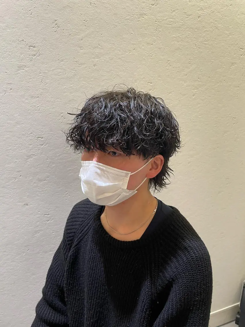 ショート パーマ ツイストスパイラルパーマ 似合わせカット ウルフカット スパイラルパーマ 【メンズ専門】 古田 隆悟のヘアスタイル