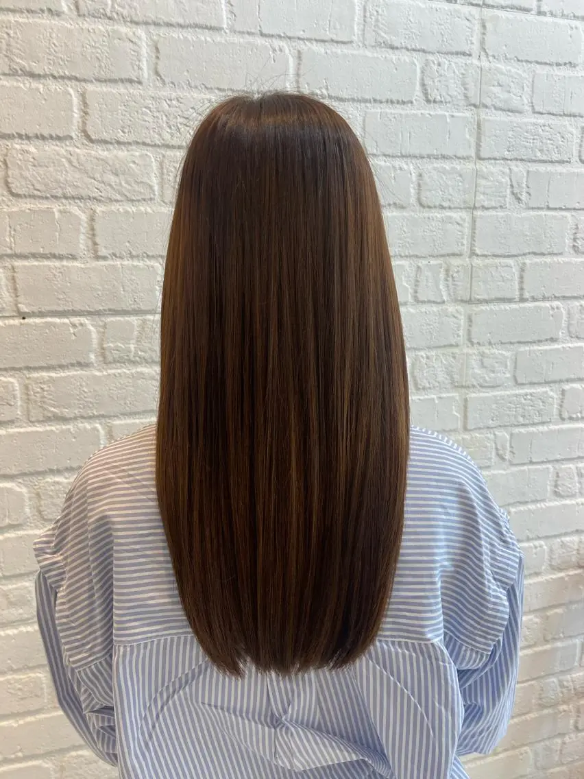 ロング ロング トリートメント 酸熱トリートメント カラーお任せ下さい ✨️おかだまなみのヘアスタイル