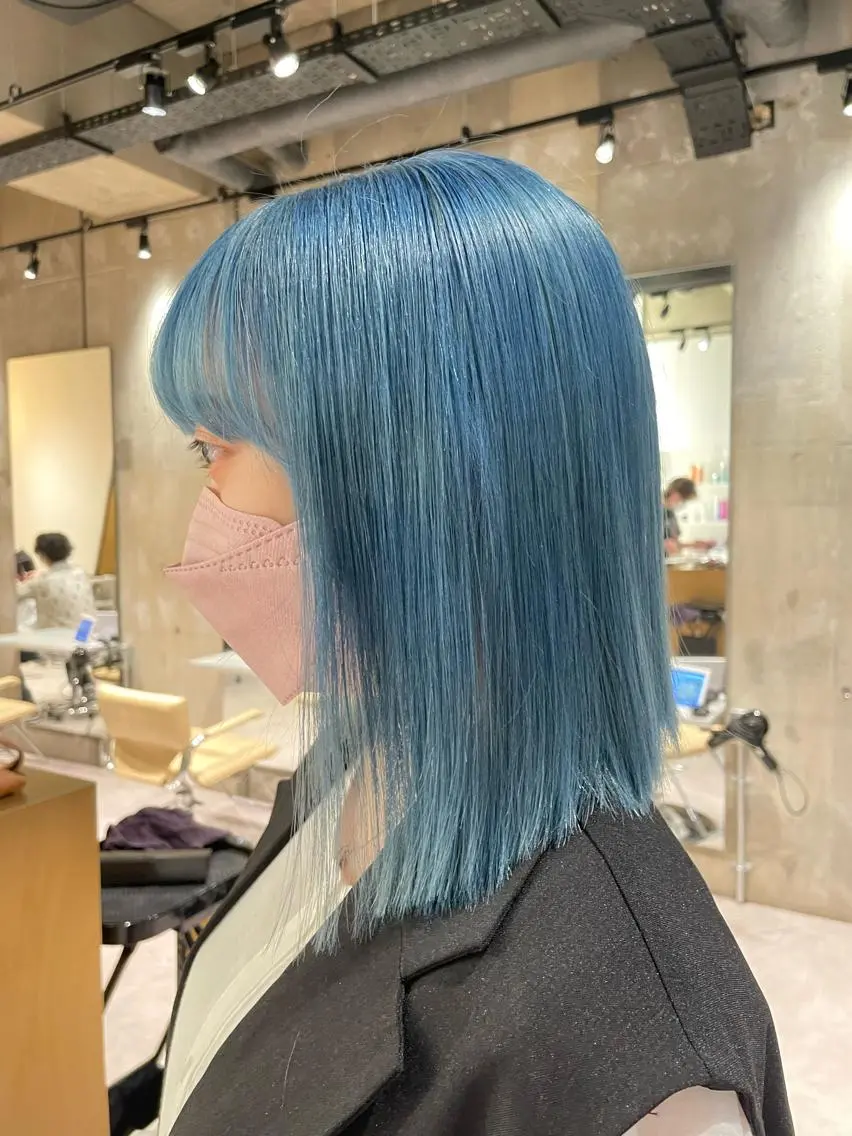 セミロング カラー パーマ カット ヘアカラー トリートメント ☀️海外レイヤー 🇺🇸/ヒナコのヘアスタイル