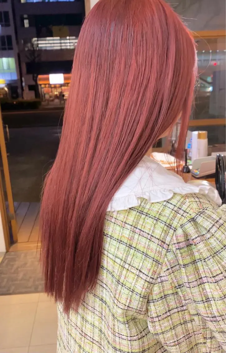 ミディアム カラー ミディアムパーマ バレイヤージュ ブリーチ ケアブリーチ デザインカラー クロスパーマ× 透明感カラー✂︎のヘアスタイル