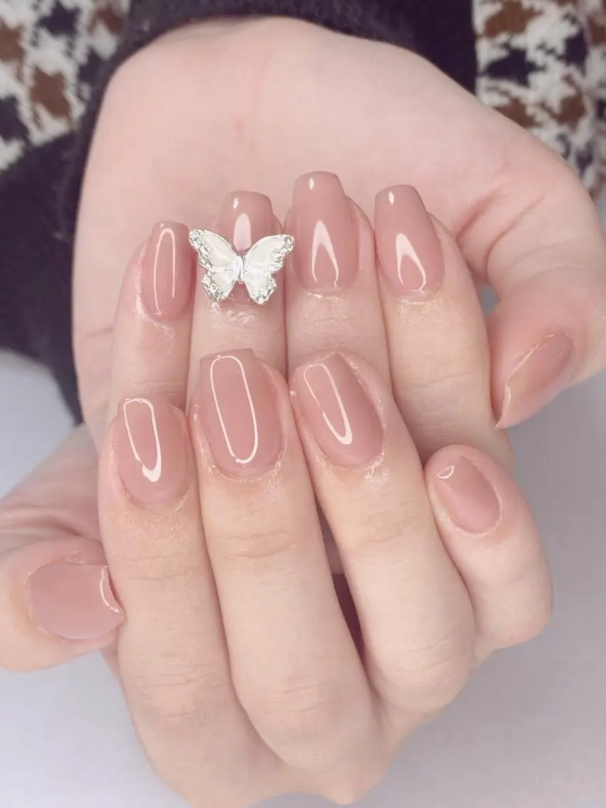 ネイル アニマル柄 アートネイル オーロラネイル 桜ネイル クリアネイル Nail Salon ertiのネイルデザイン