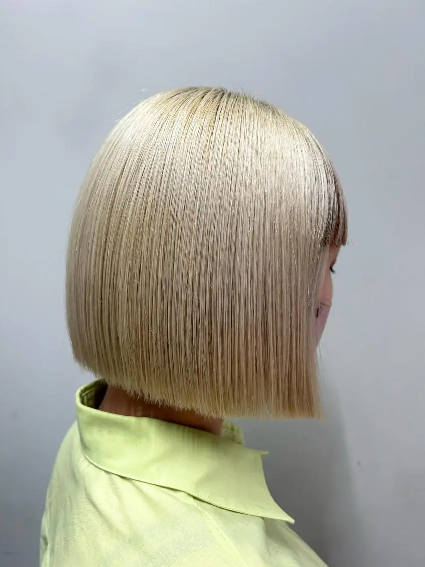 ショート カラー ハイトーンカラー ボブ カット ヘアカラー トリートメント デザインカラー/ kanae🌱のヘアスタイル