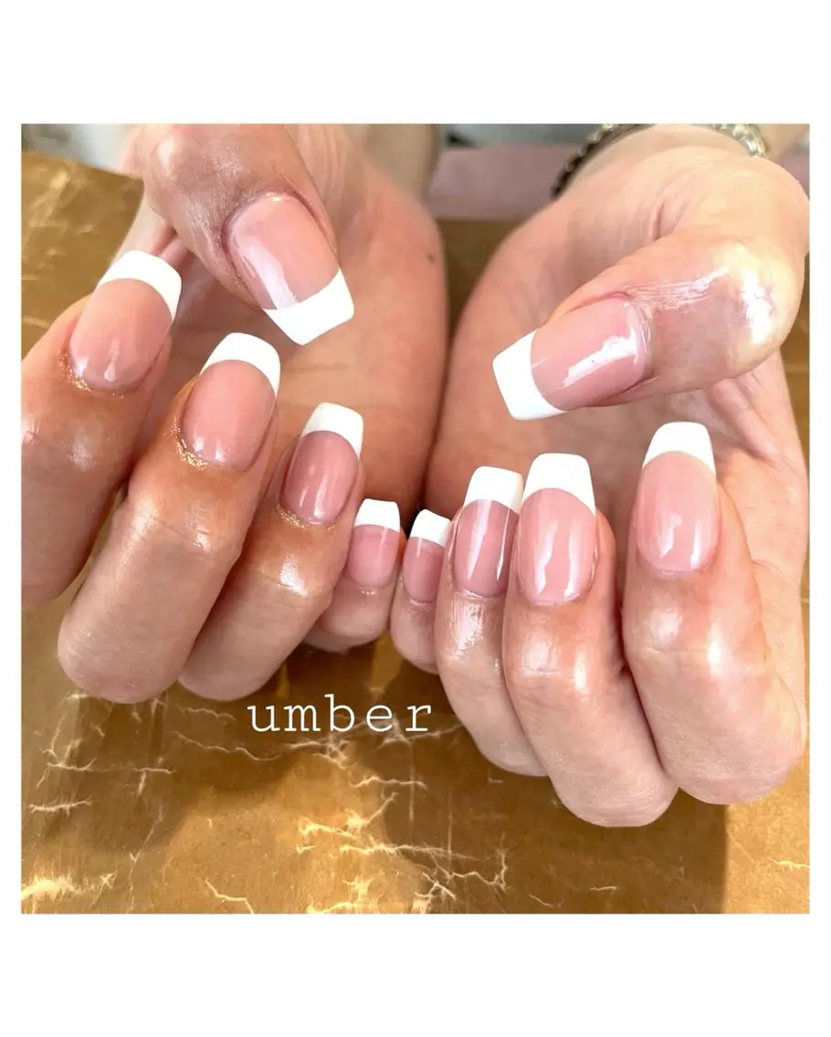 ネイル クリアネイル フラッシュネイル フットネイル フレンチネイル マグネットネイル ハンドネイル umber 三茶1分のネイルデザイン