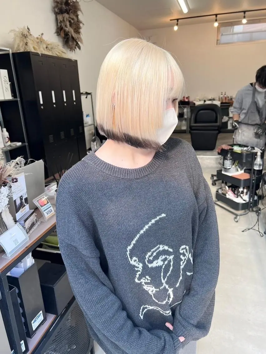 カラー デザインカラーEir 茶屋町/田村のヘアスタイル