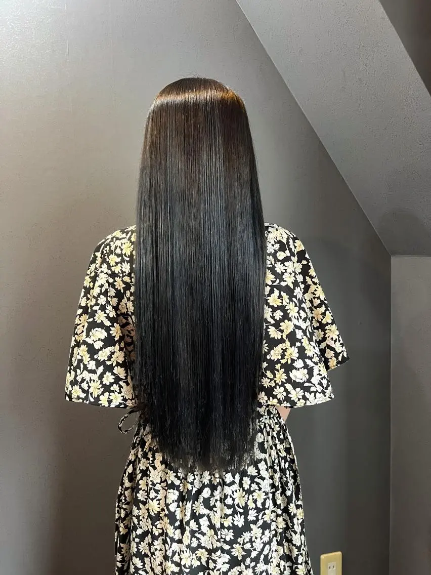 ロング カラー カット ヘアカラー 縮毛矯正 トリートメント ヘッドスパ ＊くせ毛に特化＊ 【yun】のヘアスタイル