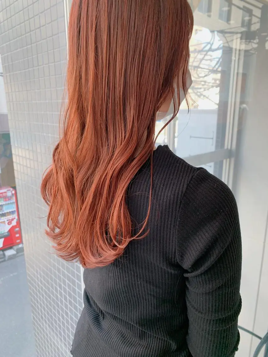 ミディアム カラー ヘアカラー トリートメント タカハシ ハヤトのヘアスタイル