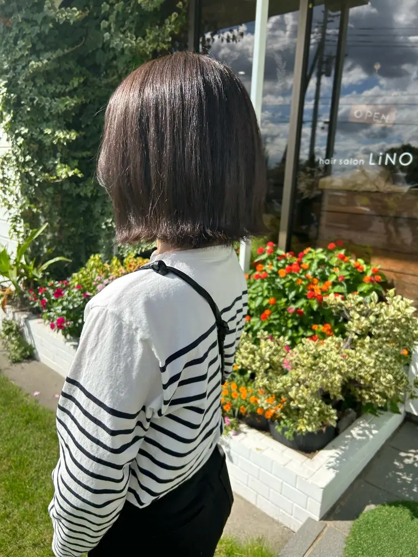 ショート カラー ベージュカラー ココアベージュ カット ヘアカラー 佐藤 美咲のヘアスタイル