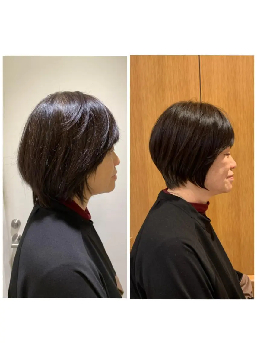 ショート 顔周りカット ショートヘア 中尾 文哉のヘアスタイル