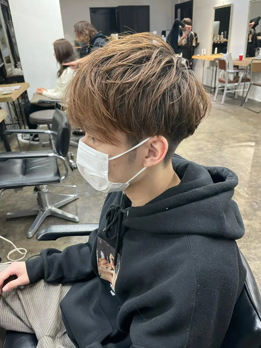 ショート メンズ メンズパーマ メンズ特化ryoのヘアスタイル
