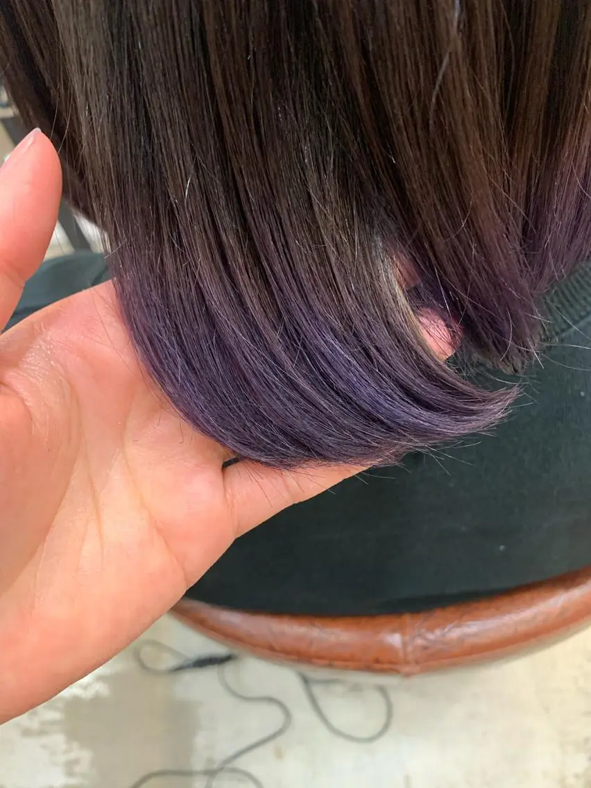 ミディアム おせ ちさとのヘアスタイル