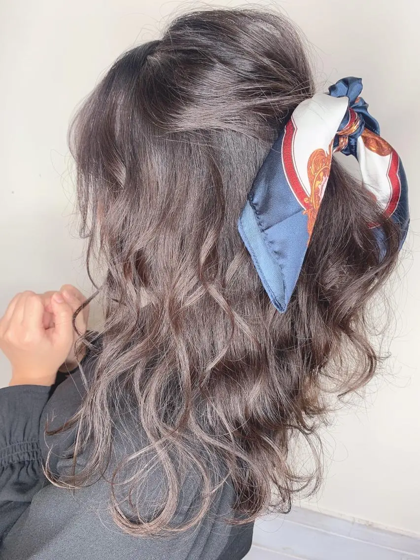 セミロング ヘアアレンジ 櫛部洸貴/ 頭皮改善、髪質改善のヘアスタイル