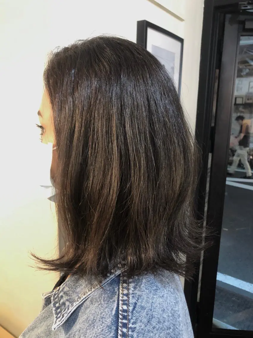 ミディアム カラー ヘアアレンジ 💟アイリスト 💟のマツエク・マツパデザイン