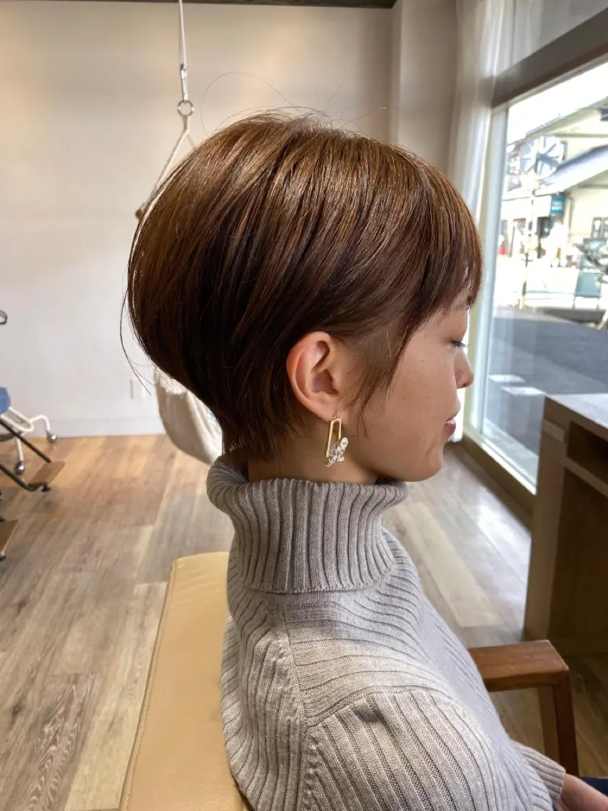 ショート くびれヘア ショートヘア 岐阜茜部/髪質改善 平田ヒデカズのヘアスタイル