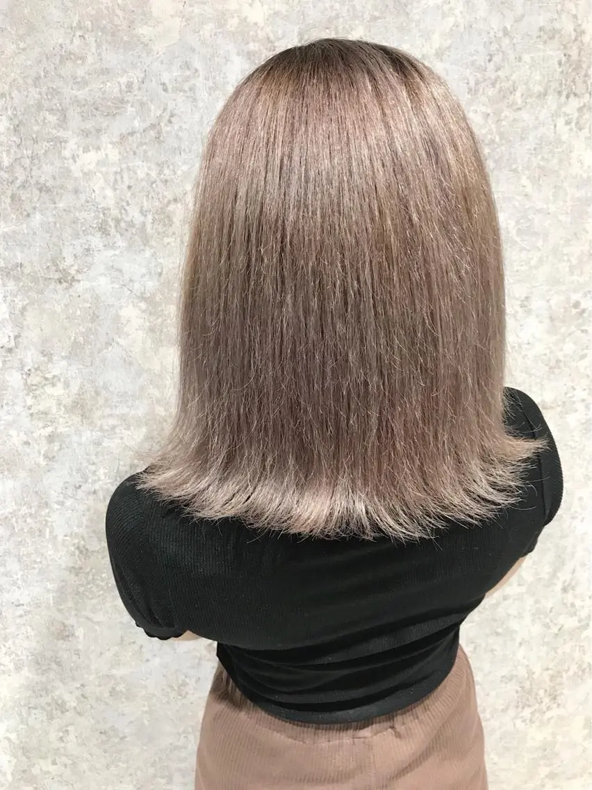 ミディアム カラー ヘアカラー 🫟Blanco🫟 Color&Careのヘアスタイル