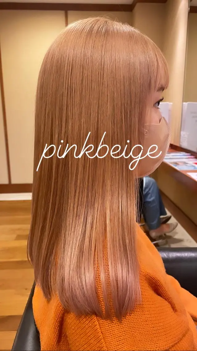 カラー ベージュカラー ミルクティーベージュ 西影 祐哉のヘアスタイル