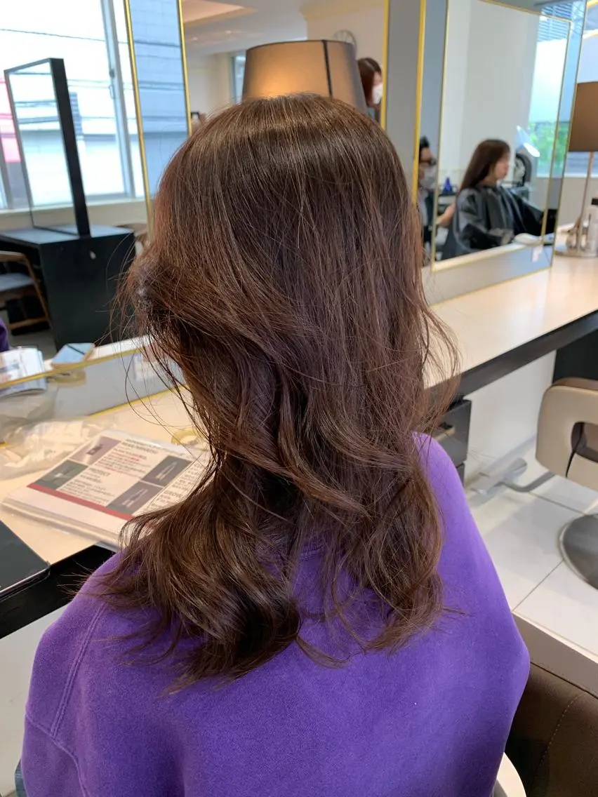 ロング カラー ヘアカラー トリートメント 小田切 栄司のヘアスタイル