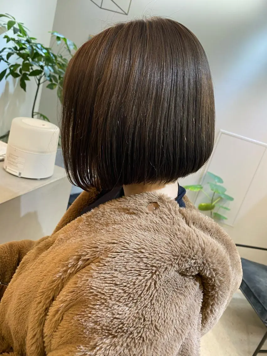 ショート カラー キッズ ネイル マツエク・マツパ ボブ ボブ、縮毛矯正👑 心斎橋/高城涼也のヘアスタイル