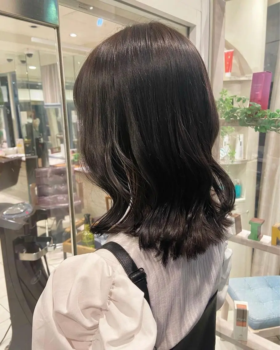 ロング カラー 中沢梨々花 🎀透明感カラーのヘアスタイル