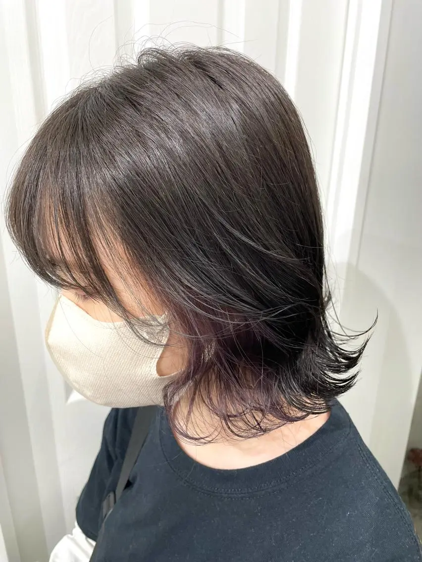 カラー ヘアカラー 色落ち綺麗透明感カラ /ボブ/ナカツヒカルのヘアスタイル