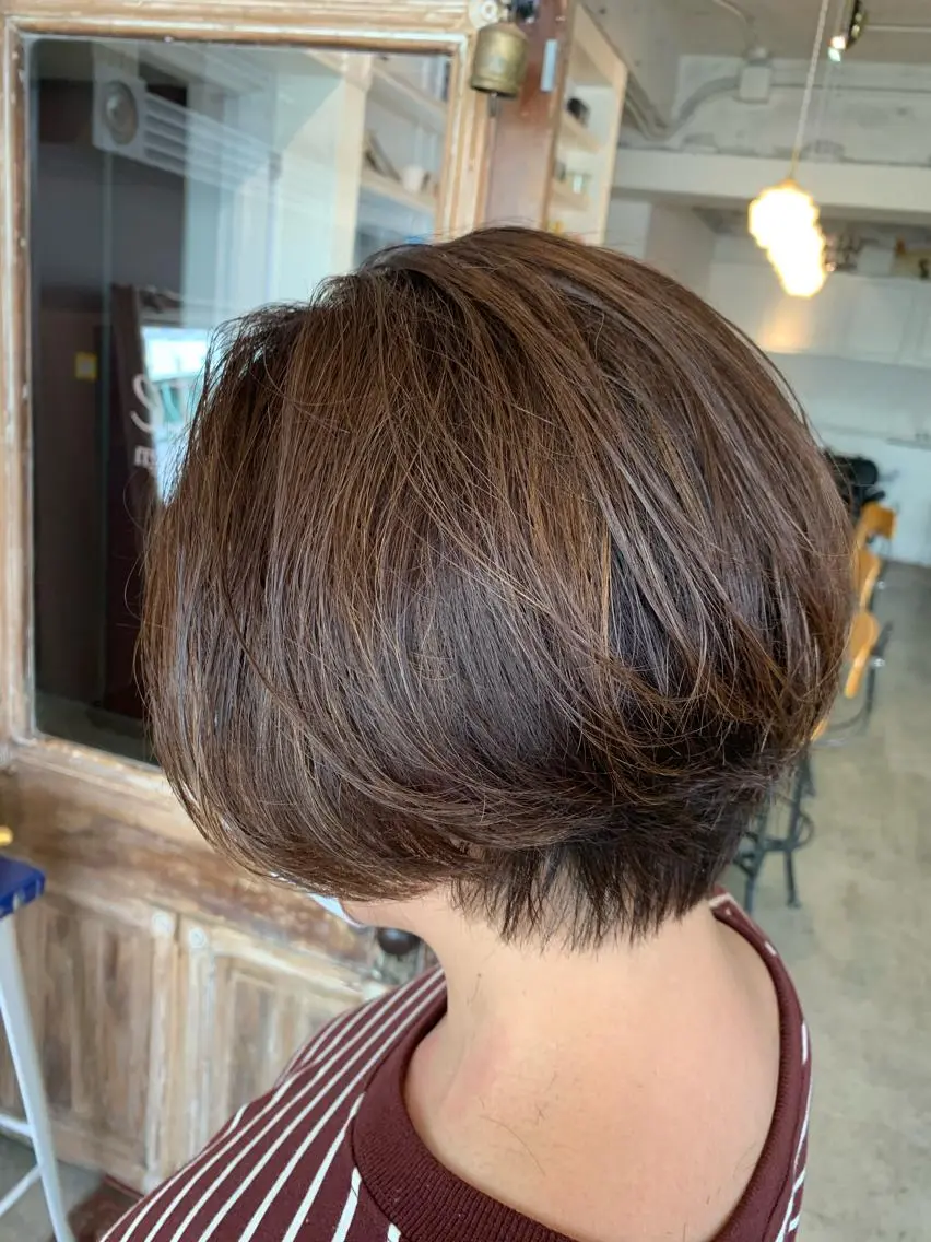 ショート ショートヘア 小顔カット カット ヘアカラー トリートメント ヘッドスパ ヘアセット 大宮/山口 竣也のヘアスタイル