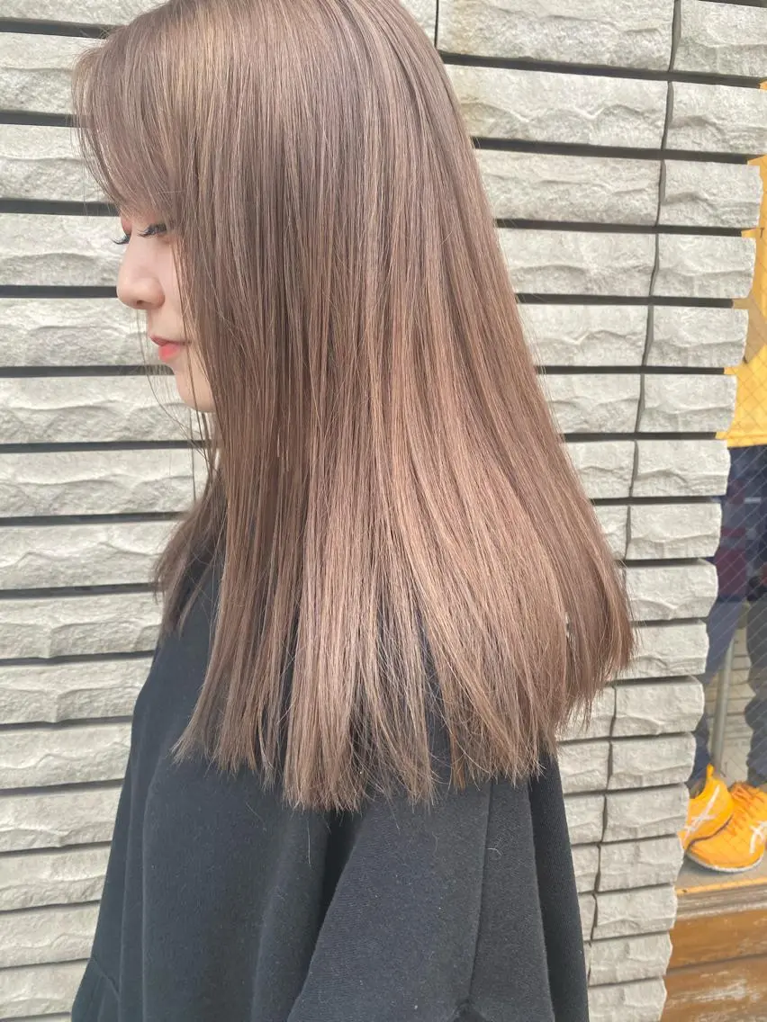 カラー カット ヘアカラー AYANE 韓国ヘア /レイヤーカットのヘアスタイル