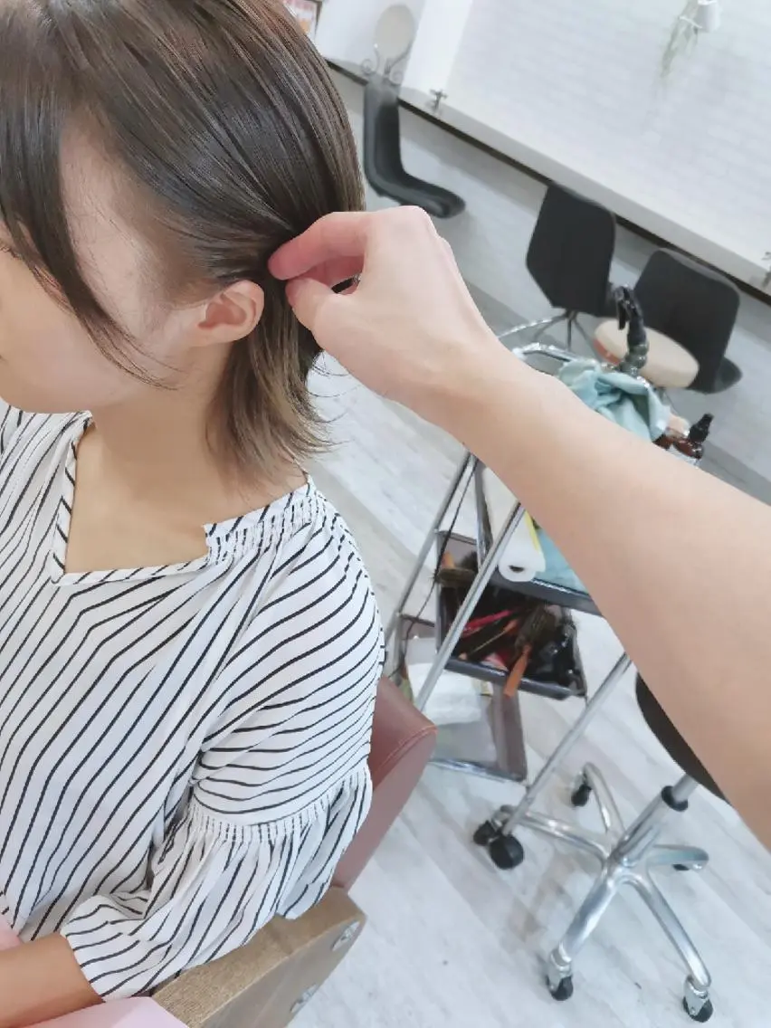 ミディアム ツヤ髪ケアカラー✨ 中谷良成のヘアスタイル
