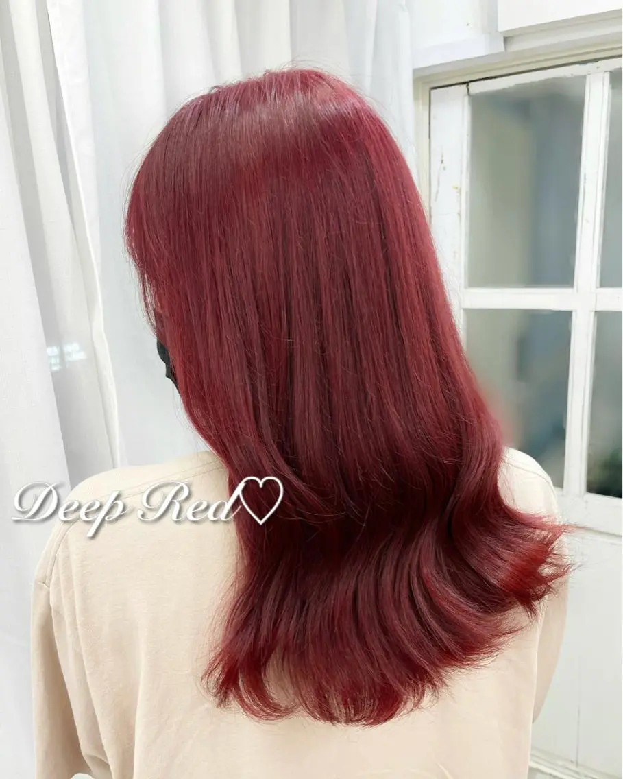 セミロング カラー ヘアカラー トリートメント ヘアセット 韓国ヘア🤍髪質改善 🇰🇷AKANEのヘアスタイル