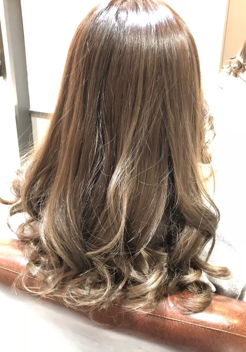 ロング カラー 透明感カラー シルバー 後藤 ユウキ/髪質改善🫧のヘアスタイル