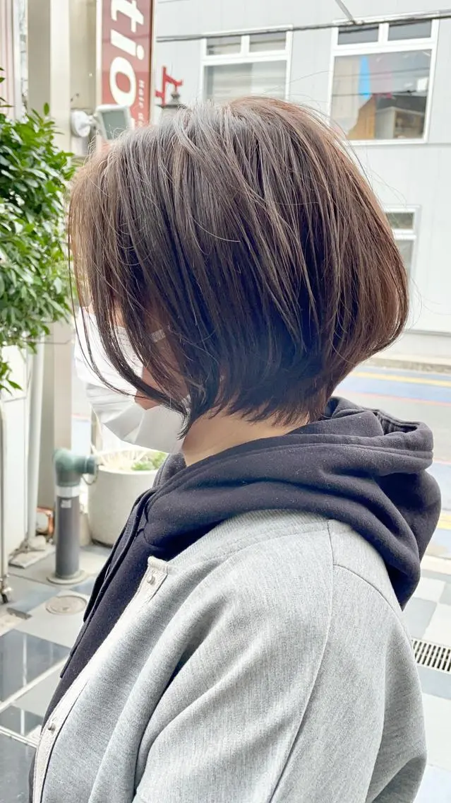 ショート カラー カット ヘアカラー トリートメント 古指 匠巳のヘアスタイル