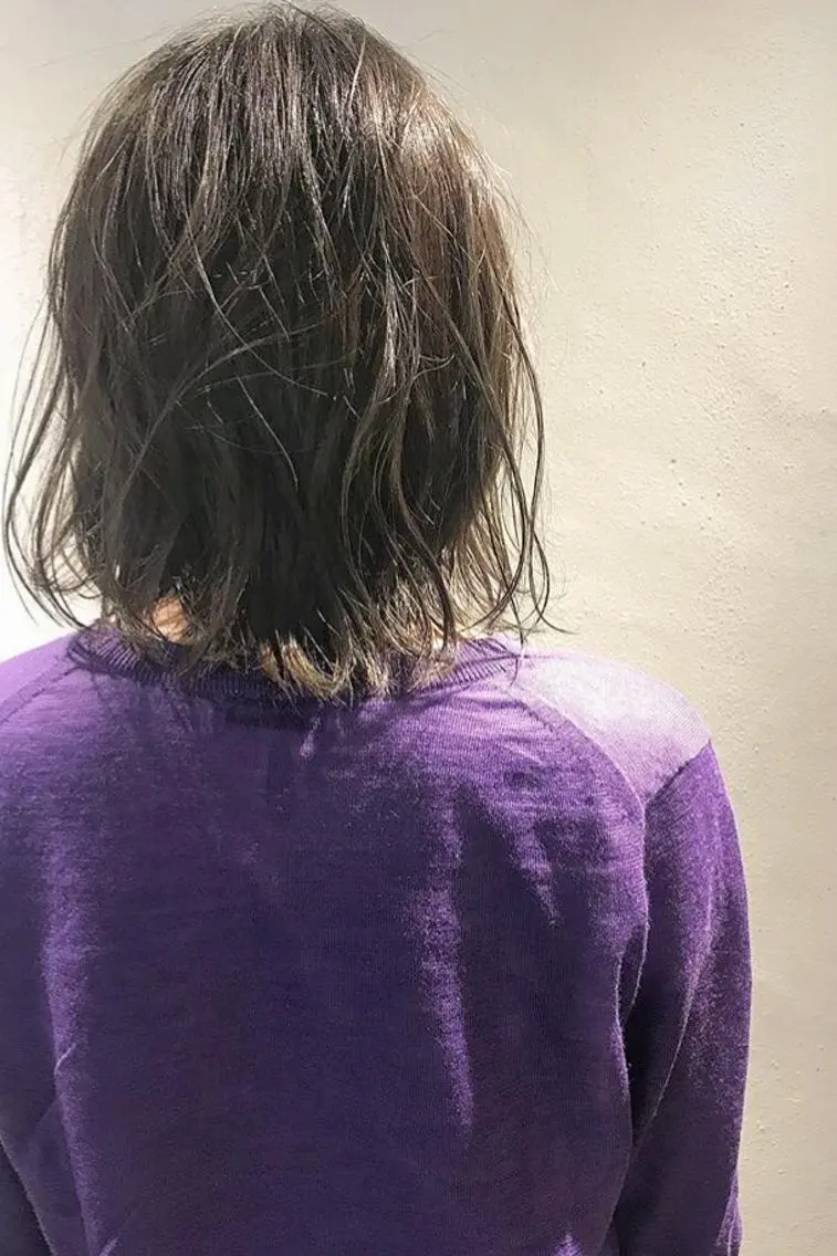 ミディアム カラー カット ヘアカラー トリートメント 坂本 裕介のヘアスタイル