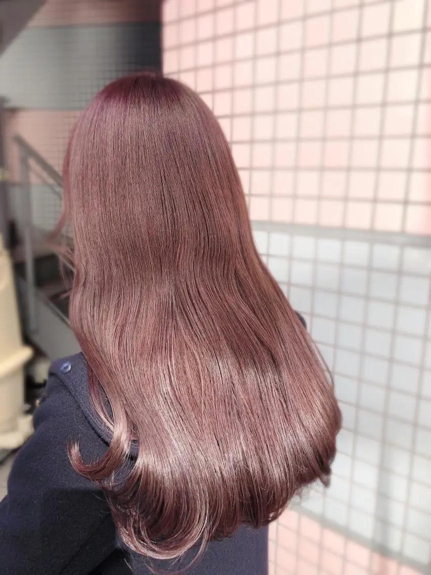ミディアム ヘアカラー トリートメント ほさか しんごのヘアスタイル