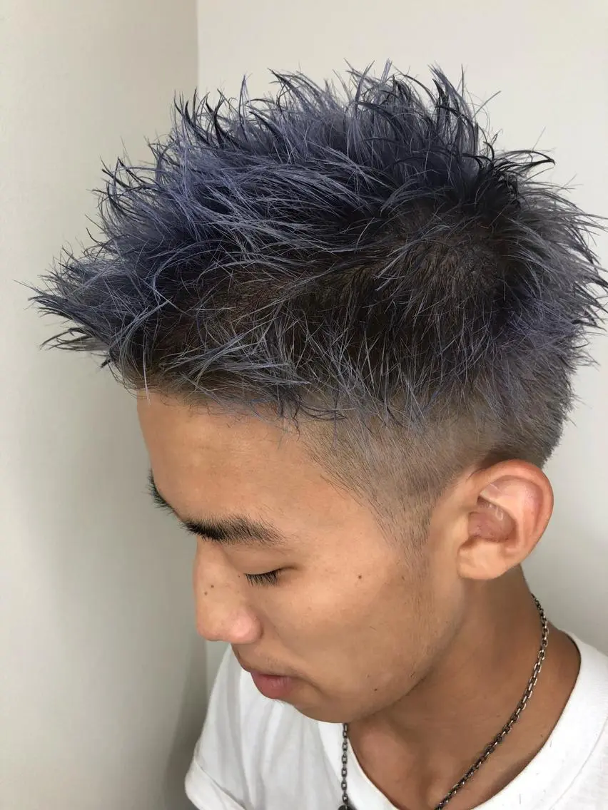 ショート カラー メンズ メンズヘア特化 崎田 成人のヘアスタイル