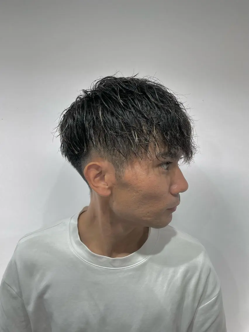 ショート メンズ マッシュ ショートヘア カット 💈メンズパーマ💈 ナカザワ リョウのヘアスタイル