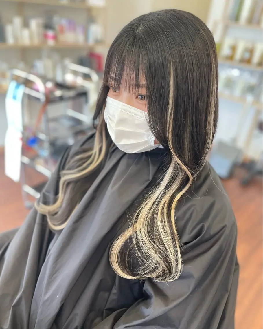 ロング カラー エクステ エクステ/プルエク/ rita/フルヤマのヘアスタイル