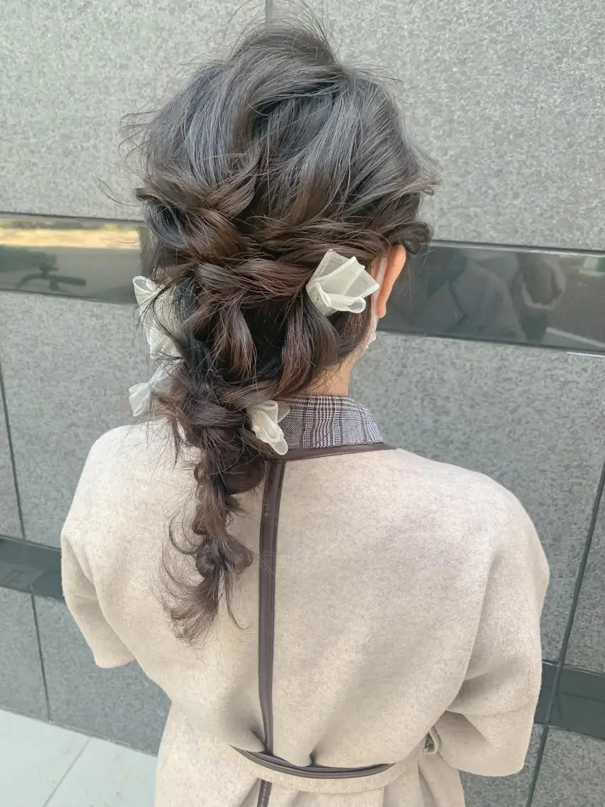 ロング ヘアアレンジ SHANTi 飯塚 ヘアセット/髪質改善のヘアスタイル