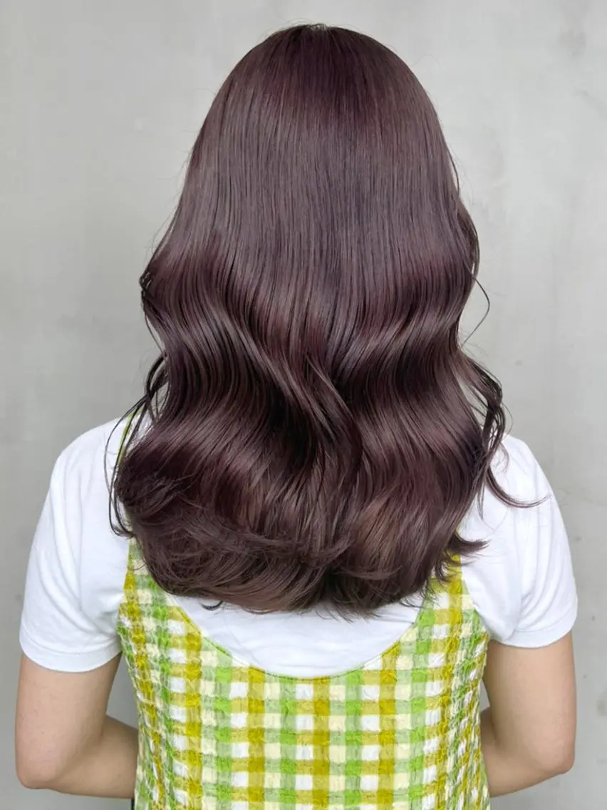 ミディアム カラー ディープラベンダー ラベンダーカラー カット ヘアカラー トリートメント ITbyALBUM 浦和店のヘアスタイル
