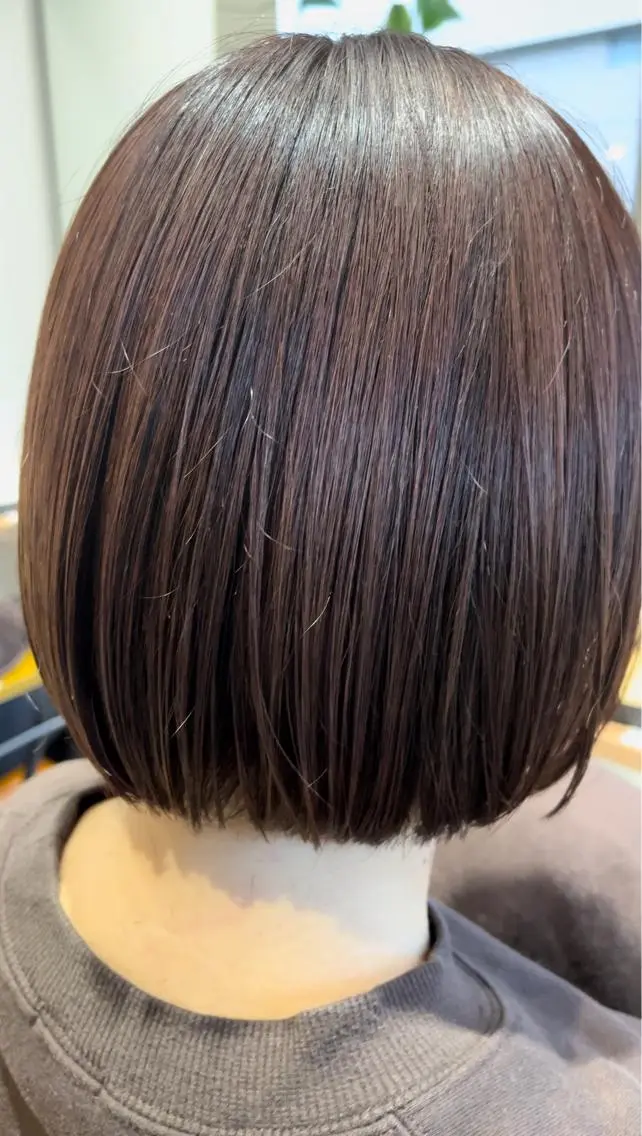 ショート 縮毛矯正 松崎祥のヘアスタイル