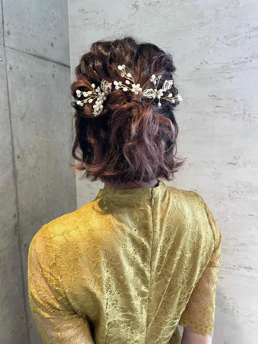 ヘアアレンジ ヘアセット 美髪× ヘアセット✨Araiのヘアスタイル