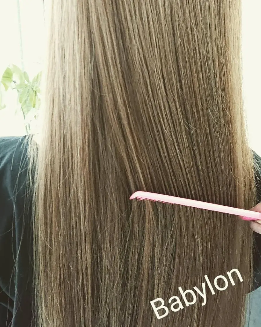 ロング カラー カット 縮毛矯正 トリートメント 畑中秀平💛艶髪💜 Babylon 代表のヘアスタイル