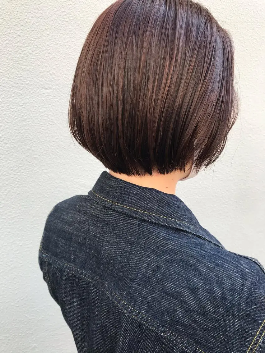 ショート カット ヘアカラー トリートメント ayane⭐️ボブ・ ショート・パーマのヘアスタイル